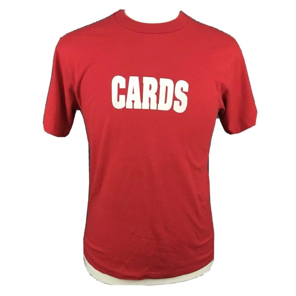 ST‎ LOUIS CARDINALS T-SHIRT Medium MLB Single Stitch USA Vintage 90s Baseball